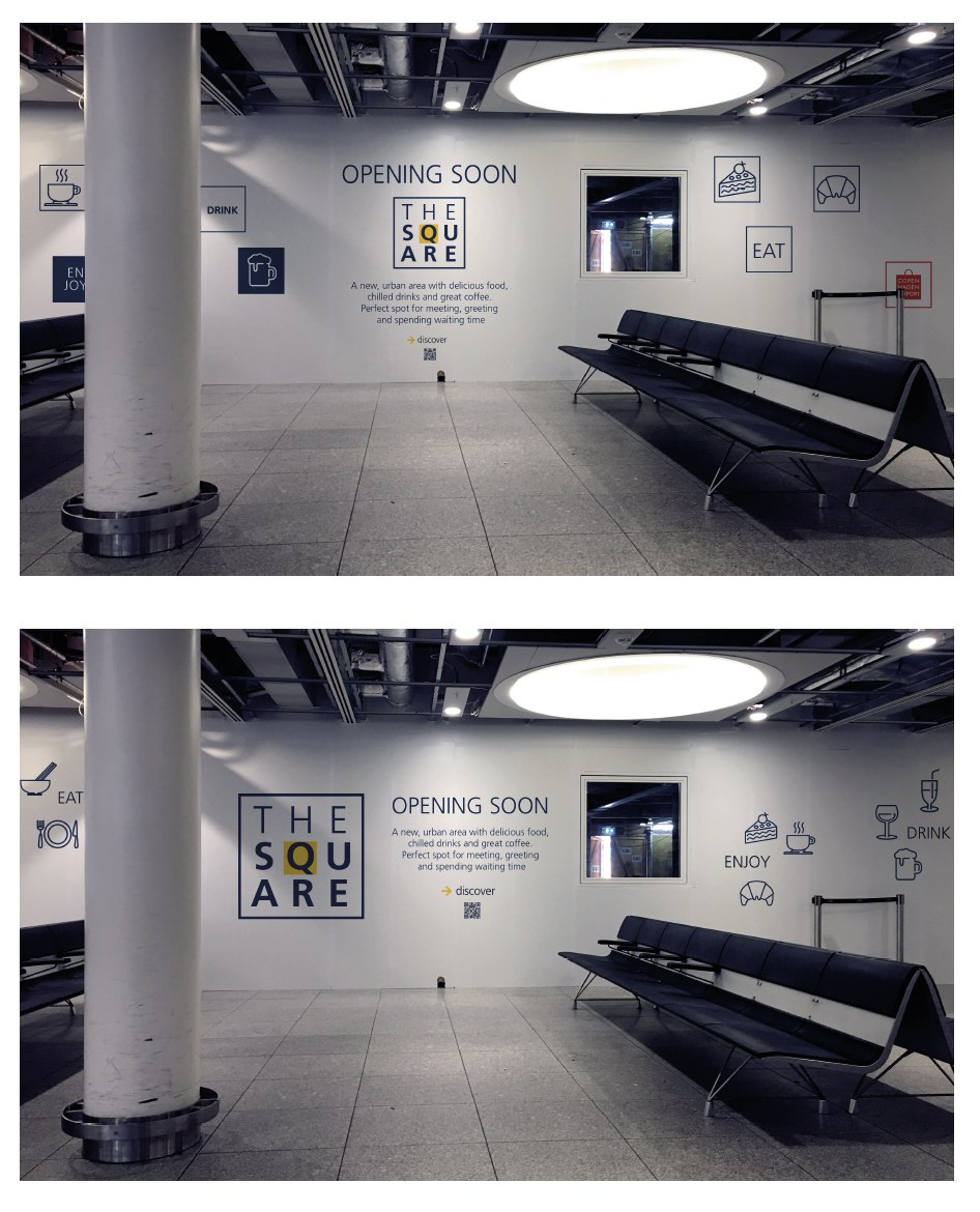 The Square - visuelt udkast